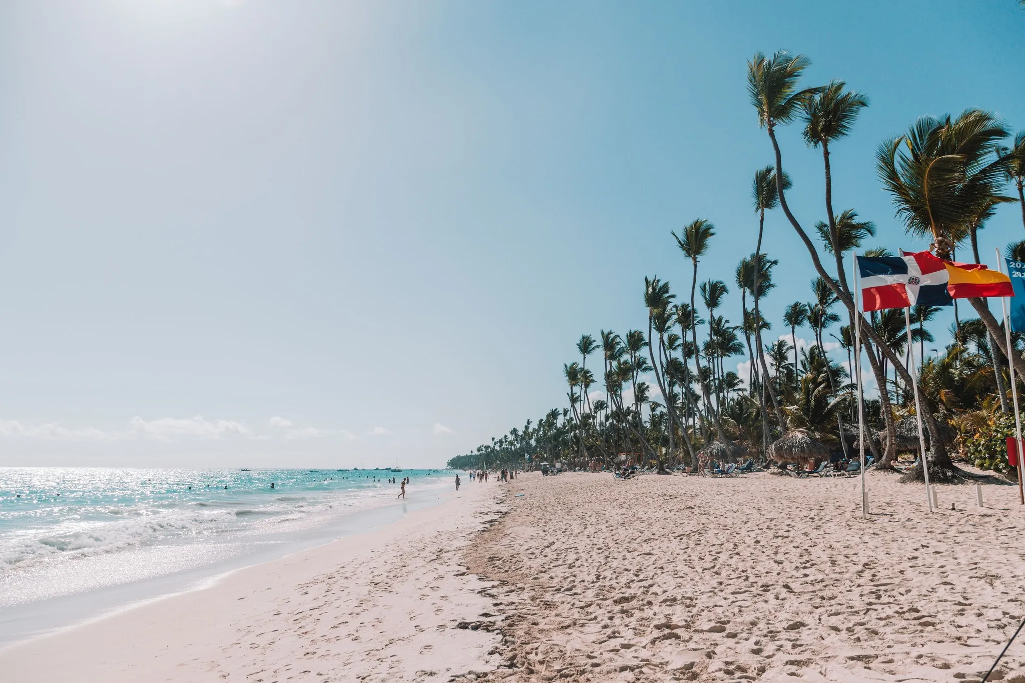 Playa de la costa dominicana